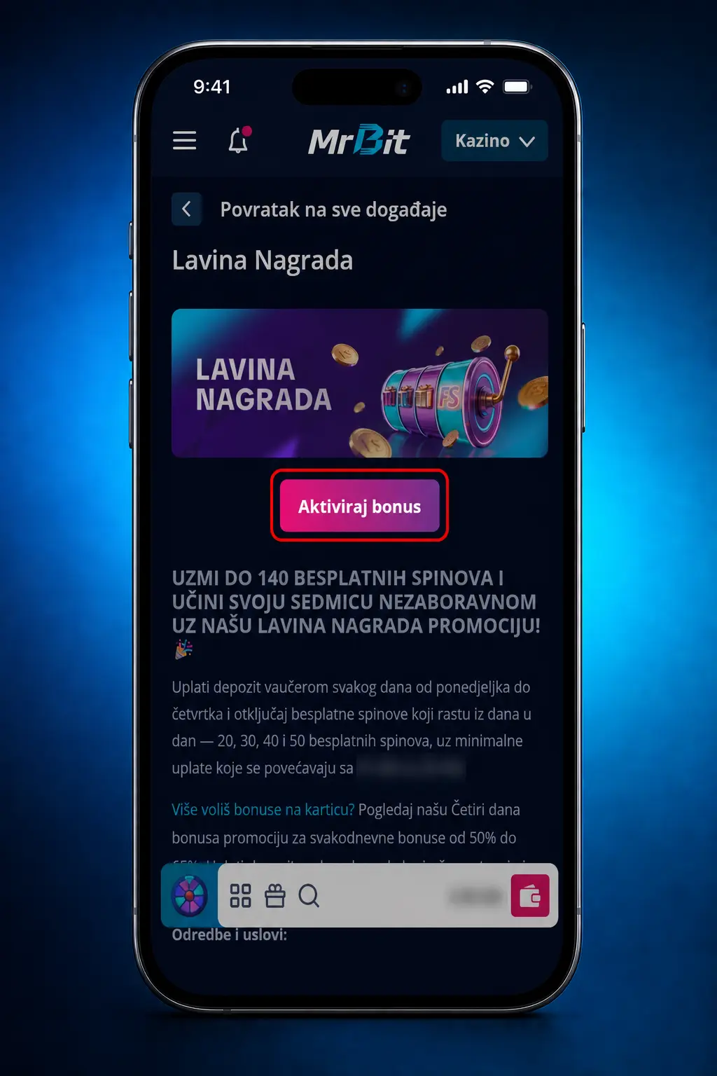 Koraci za pokretanje igre u MrBit live kazinu: registracija, uplata, provera brzine interneta i izbor stola.
