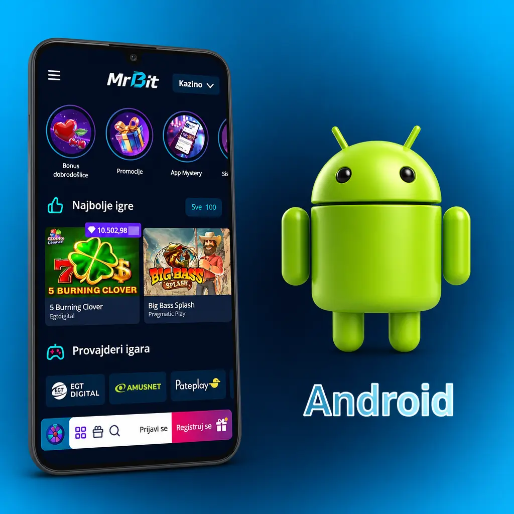 MrBit Android aplikacija – preuzimanje i instalacija APK fajla za uređaje sa Android 7.0 ili novijim