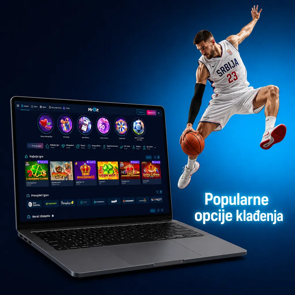 Popularne opcije klađenja na MrBit sajtu: live kvote, statistika meča i klađenje pre početka za sve sportove.