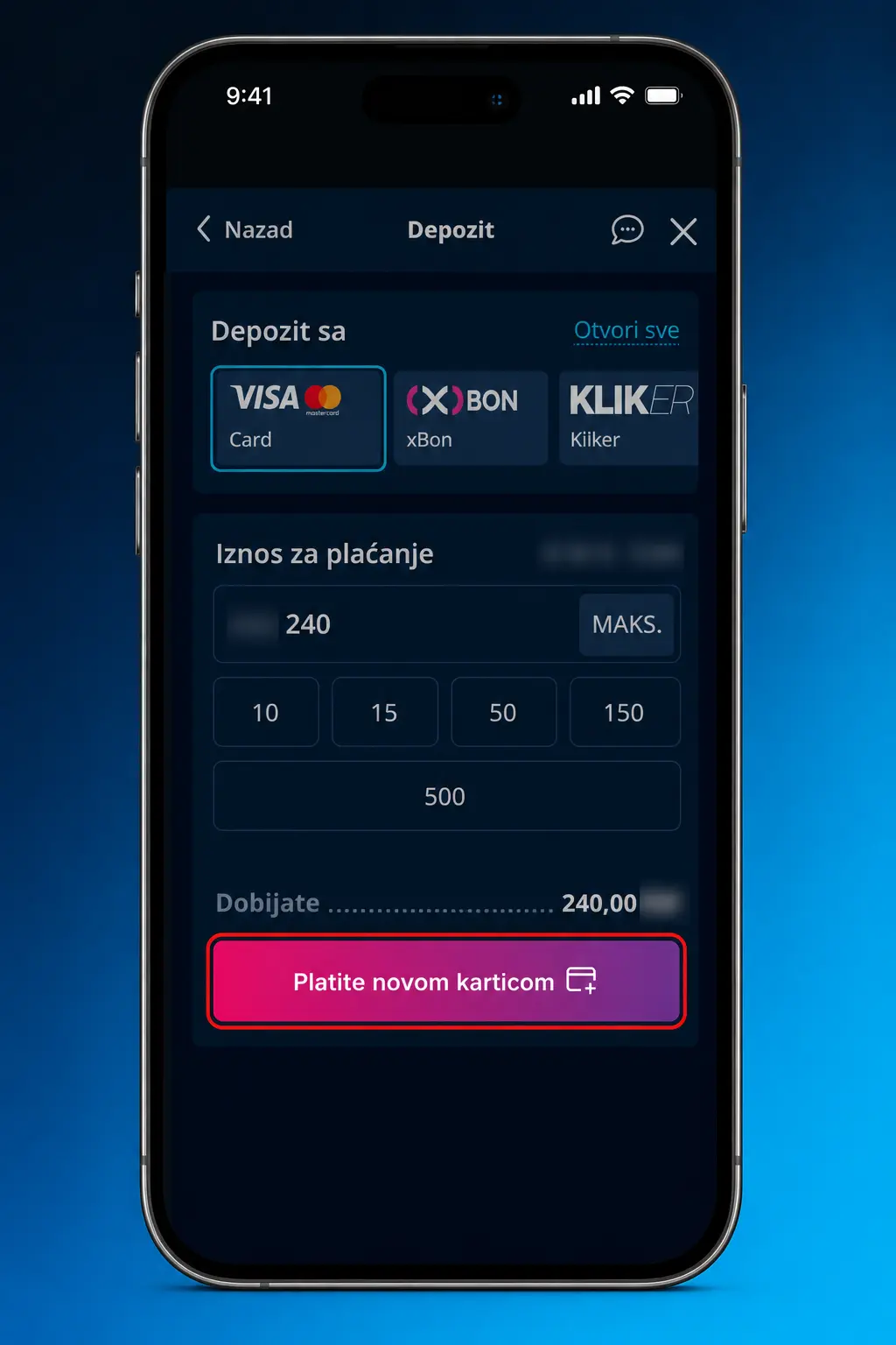 Uputstvo u 5 koraka za postavljanje prve sportske opklade na MrBit platformi