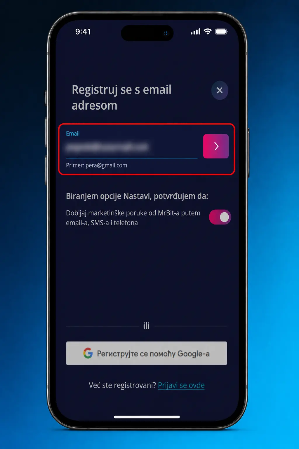 Uputstvo u 5 koraka za postavljanje prve sportske opklade na MrBit platformi