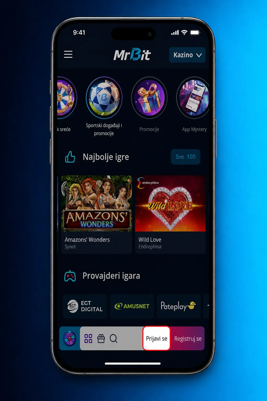 Prijava na MrBit nalog - brzi koraci za pristup putem email adrese, broja telefona i lozinke uz dvofaktorsku autentifikaciju