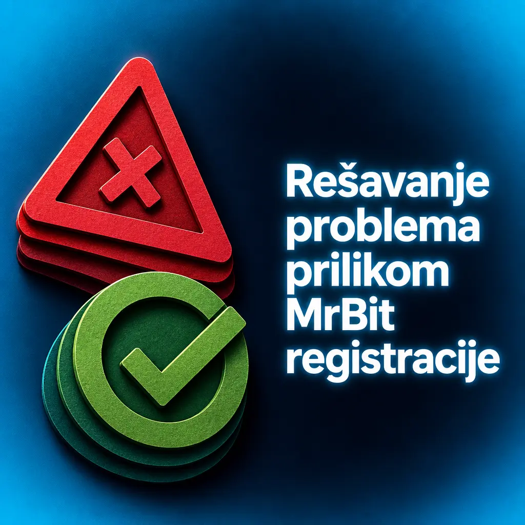 Rešavanje čestih problema prilikom MrBit registracije – SMS kod, email, verifikacija dokumenata i bonus.