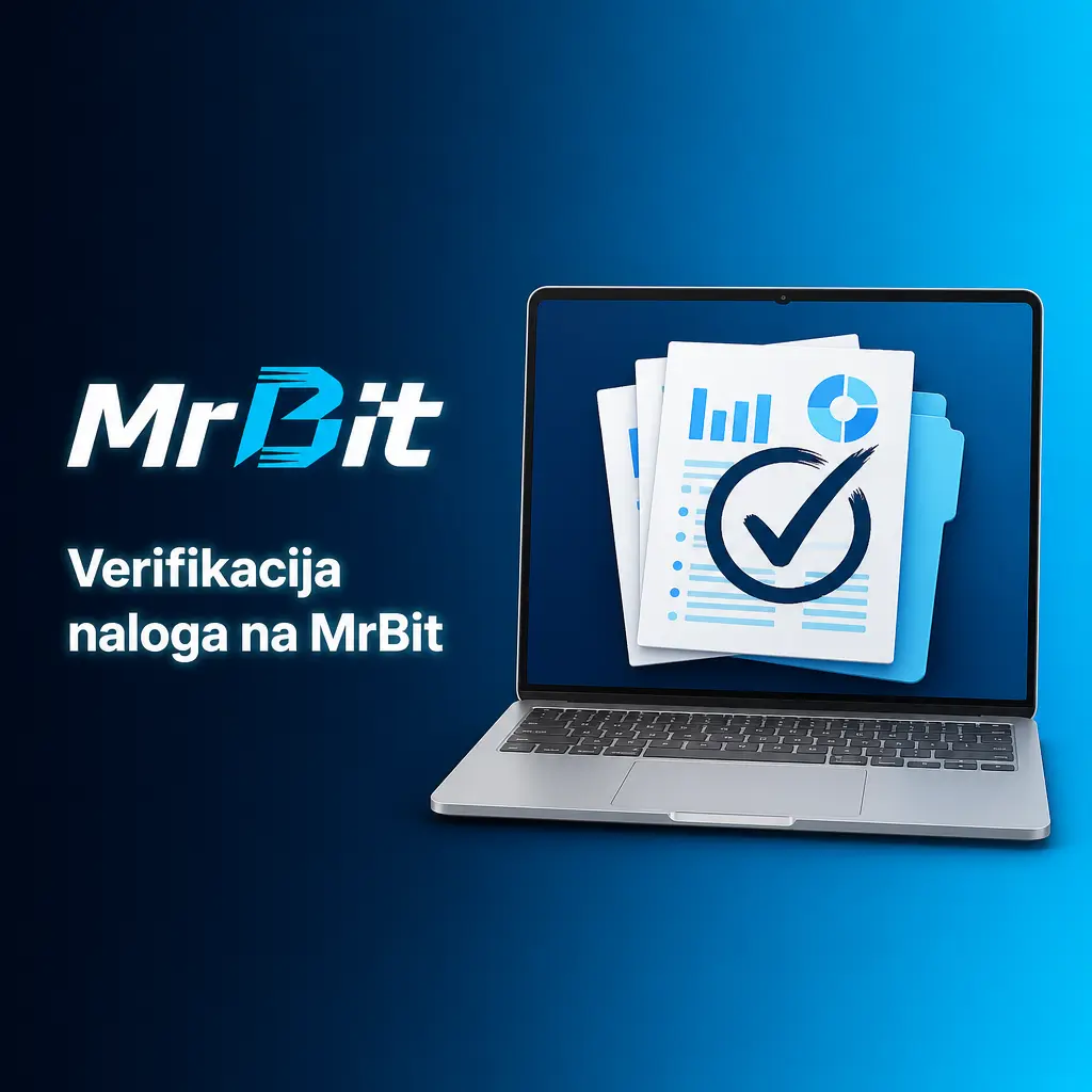 Verifikacija naloga na MrBit sajtu – provera ličnih dokumenata radi potvrde identiteta korisnika.